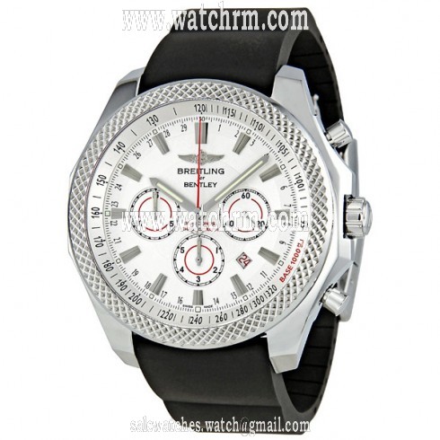 Breitling Bentley Barnato Silver Dial Chronograph Men's Watch A2536821-G734BKRD