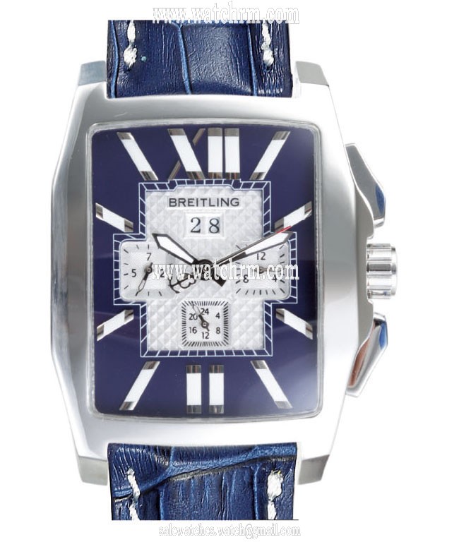 Breitling Bentley Flying B Chronograph A16362 38.5x58.2mm Blue Dial Automatic Watch