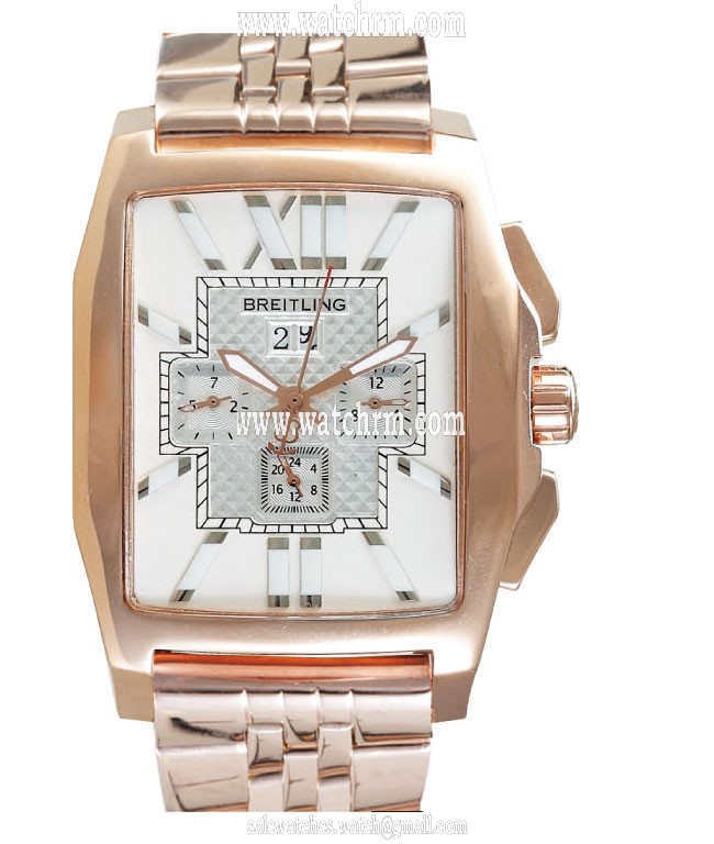 Breitling Bentley Flying B Chronograph A4436512/H531 Rose Gold Rose Gold Strap Rectangle Mens Watch