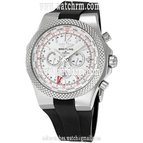 Breitling Bentley GMT Silver Dial Men's Watch A4736212-G657BKRD
