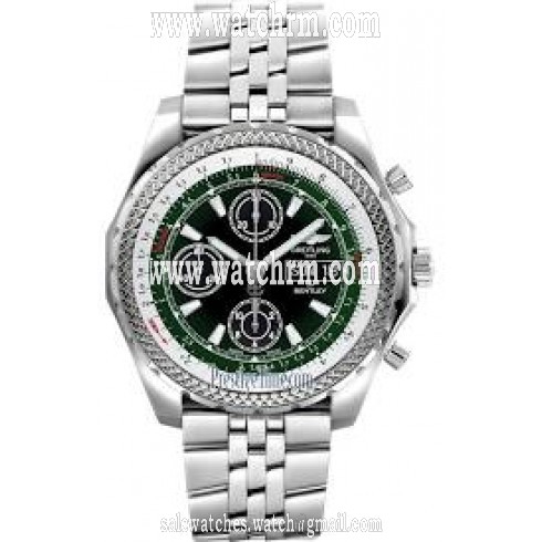 Breitling Bentley GT II Automatic Black and Green Dial Men's Watch A1336512/L520
