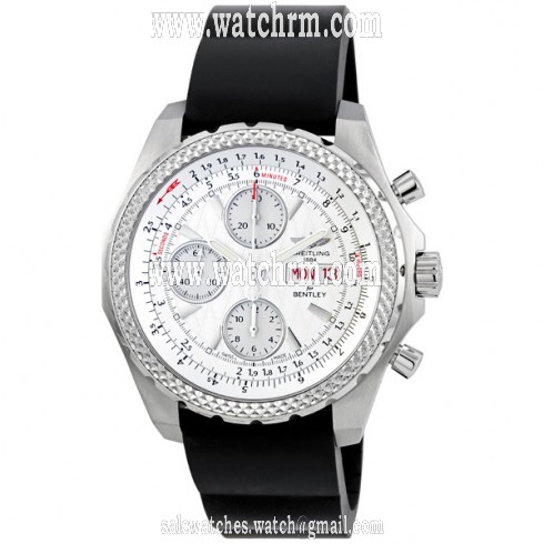 Breitling Bentley GT Silver Dial Chronograph Automatic Men's Watch A1336313-G680BKRD