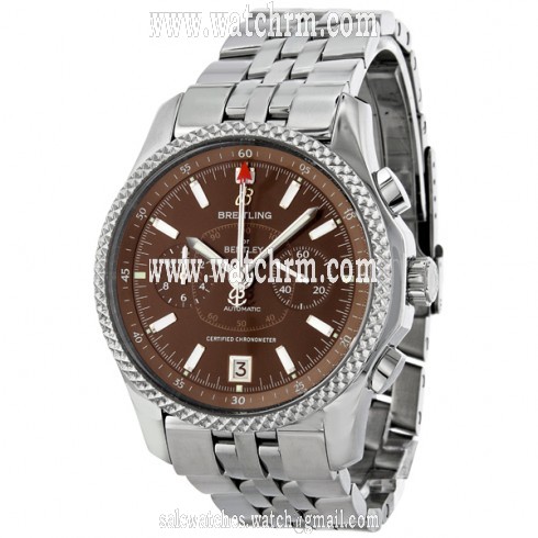Breitling Bentley Mark VI Automatic Chronograph Bronze Dial Men's Watch P2636212-Q529