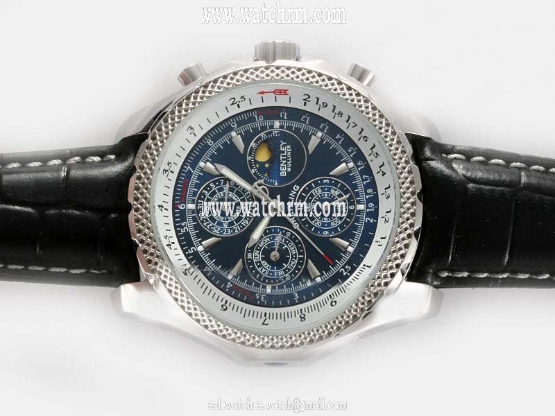 Breitling Bentley Mark VI Complications 19 H29362 Stainless Steel Case 42mm Blue Dial Watch