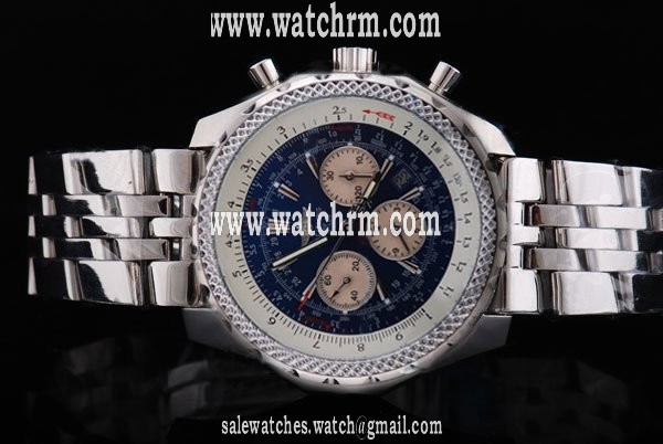 Breitling Bentley Motors 6.75 A44362 Mens 48.7mm Stainless Steel Case Watch