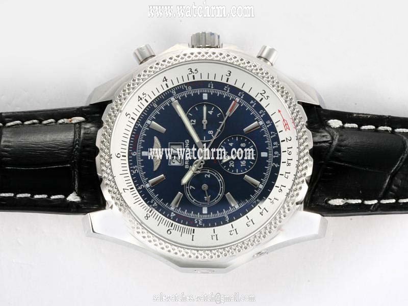 Breitling Bentley Motors 6.75 A4436412/C786-3CD Round Stainless Steel Case Watch