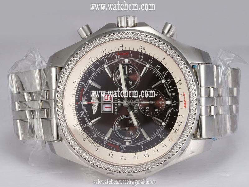 Breitling Bentley Motors 6.75 Black Dial Automatic 49mm Mens Watch
