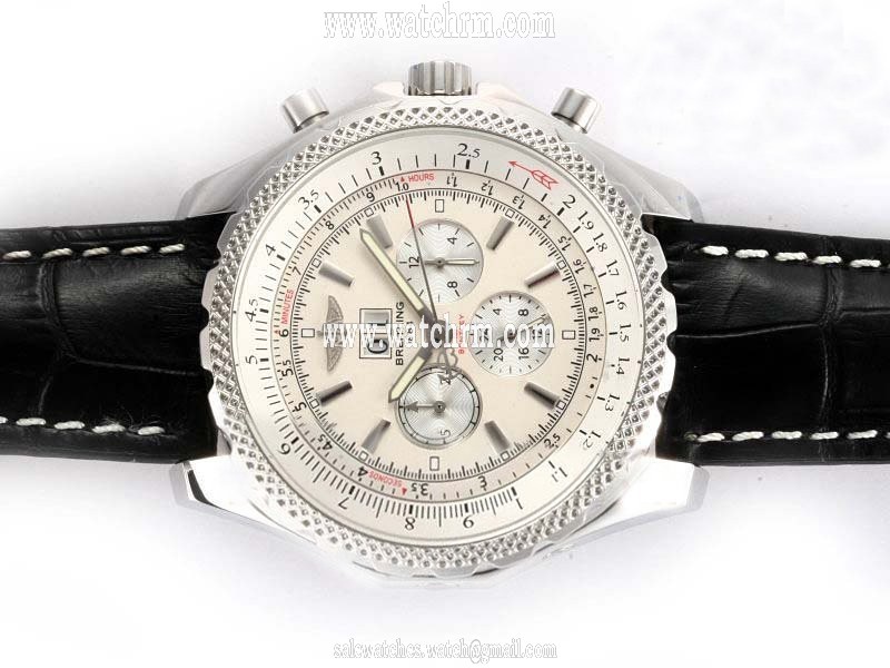 Breitling Bentley Motors 6.75 Grey Dial Pink Dial 49mm Automatic Watch