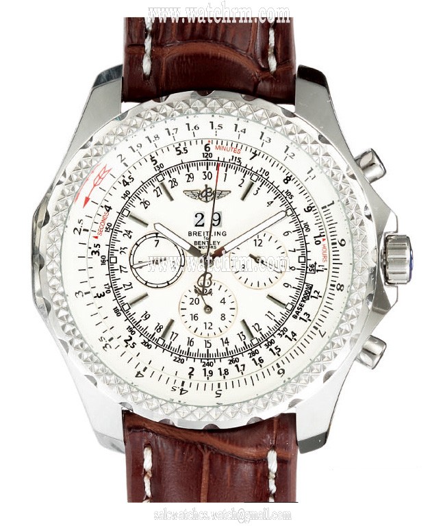 Breitling Bentley Motors 6.75 Grey Dial White Dial Automatic 48.7mm Watch