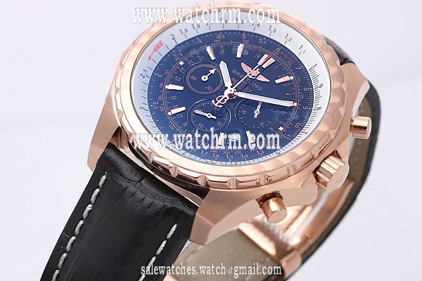 Breitling Bentley Motors 6.75 K4436212-G574BRLD Round Stainless Steel Case Blue Dial Watch