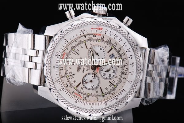 Breitling Bentley Motors 6.75 Steel Brown Dial Automatic 44mm Midsize Watch