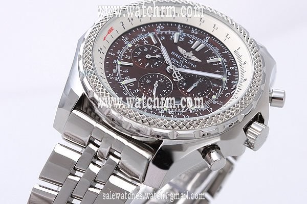 Breitling Bentley Motors 6.75 Steel Brown Dial Purple Dial 46mm Automatic Watch