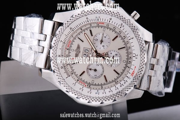 Breitling Bentley Motors 6.75 Steel Brown Dial Stainless Steel Case Round Mens Watch