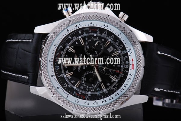 Breitling Bentley Motors A1336313-F545 Mens 18K Gold Case Round Watch