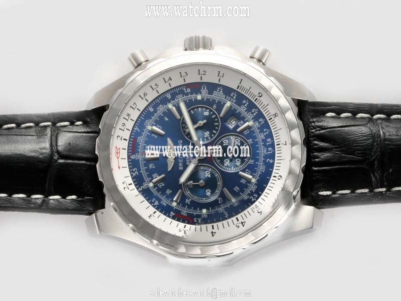 Breitling Bentley Motors A25362 Mens Round Quartz Chronograph Watch