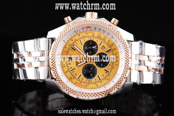 Breitling Bentley Motors A2536212/Q522 Mens 49mm Silver Stainless Steel Strap Watch
