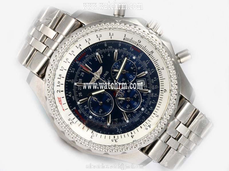 Breitling Bentley Motors A25363 49mm Automatic Blue Dial Watch