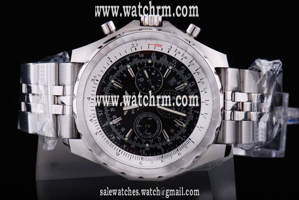 Breitling Bentley Motors A25363 Automatic Black Dial Round Watch