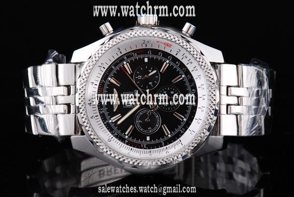 Breitling Bentley Motors A25363 Black Dial Round Automatic Watch