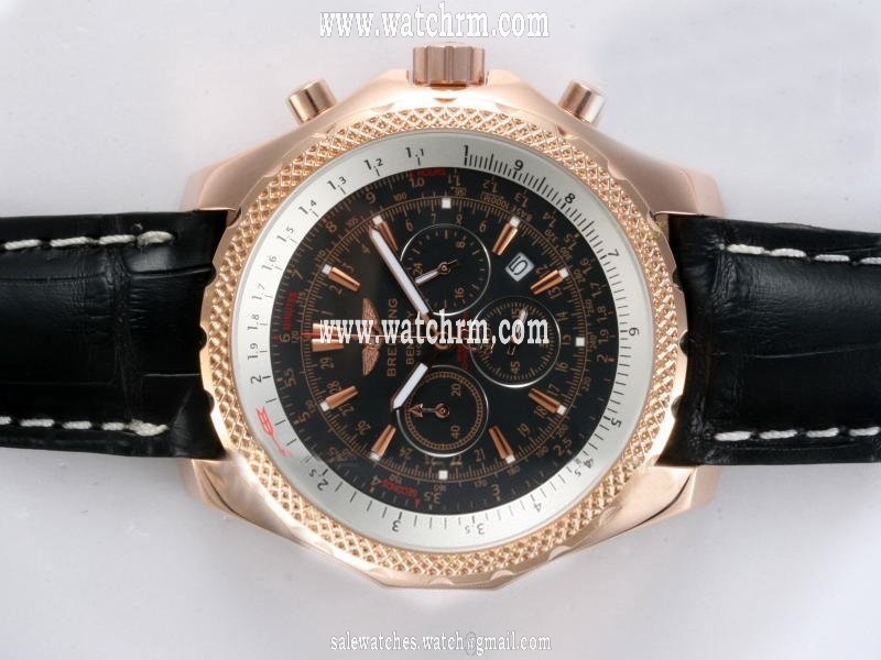 Breitling Bentley Motors A2536313/B954 Rose Gold Case Round Midsize Watch