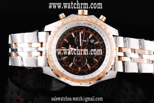Breitling Bentley Motors A2536313/Q502 Black Dial Stainless Steel Case Watch