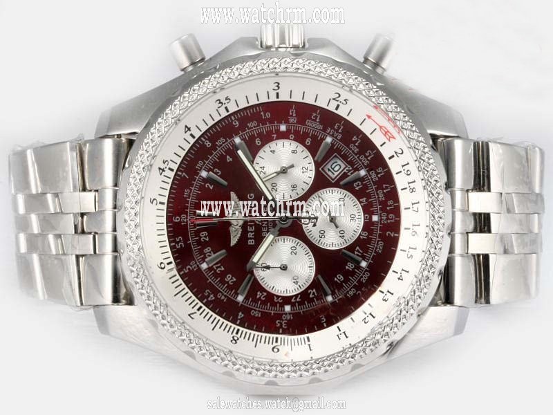 Breitling Bentley Motors A2536313/Q502 Quartz Chronograph Mens Round Watch
