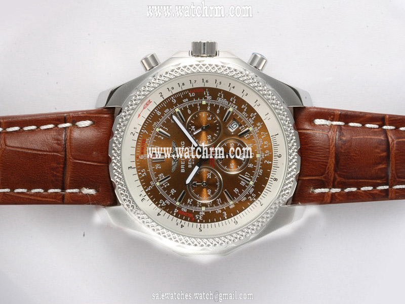 Breitling Bentley Motors A2536313/Q502 Stainless Steel Bezel Quartz Chronograph Watch