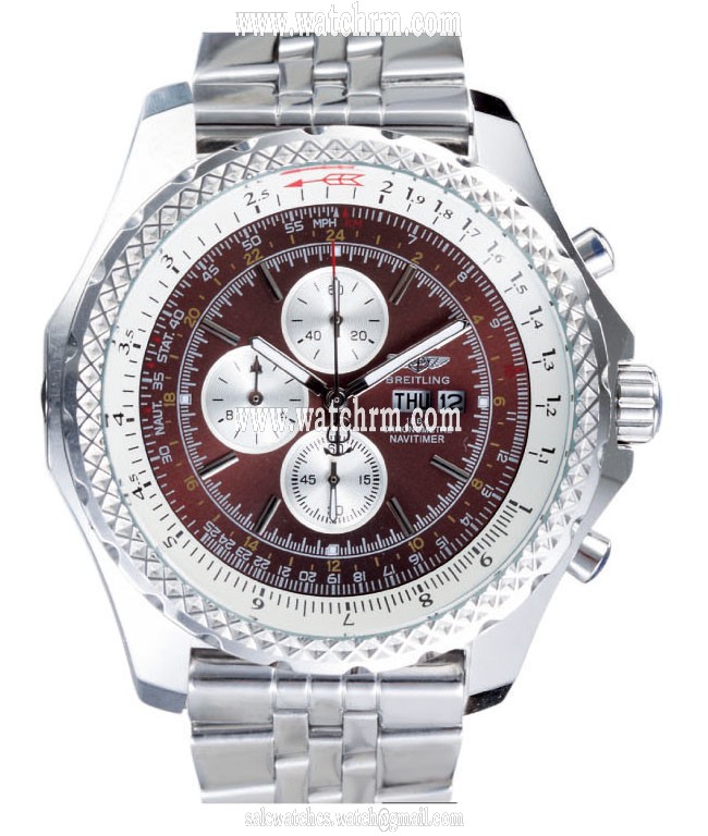 Breitling Bentley Motors GMT A1336212-Q570SS Quartz Chronograph 45mm Mens Watch