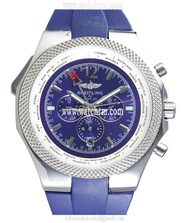 Breitling Bentley Motors GMT A4736212/C768-1RD Mens Stainless Steel Case Watch