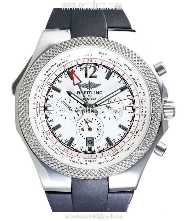 Breitling Bentley Motors GMT A4736212/G657 Stainless Steel Case 49mm Watch