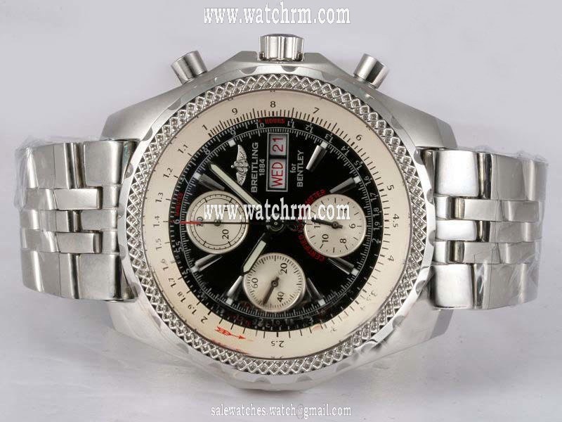 Breitling Bentley Motors GT 1336212/F545SS Automatic Black Dial Watch
