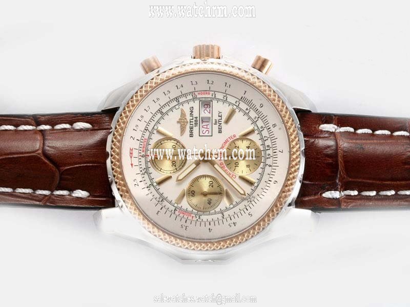 Breitling Bentley Motors GT A1336313/g680-2lT Automatic Pink Dial 45mm Watch