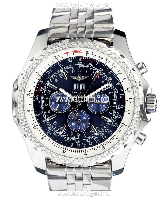 Breitling Bentley Motors GT A44362 Automatic Midsize Stainless Steel Bezel Watch