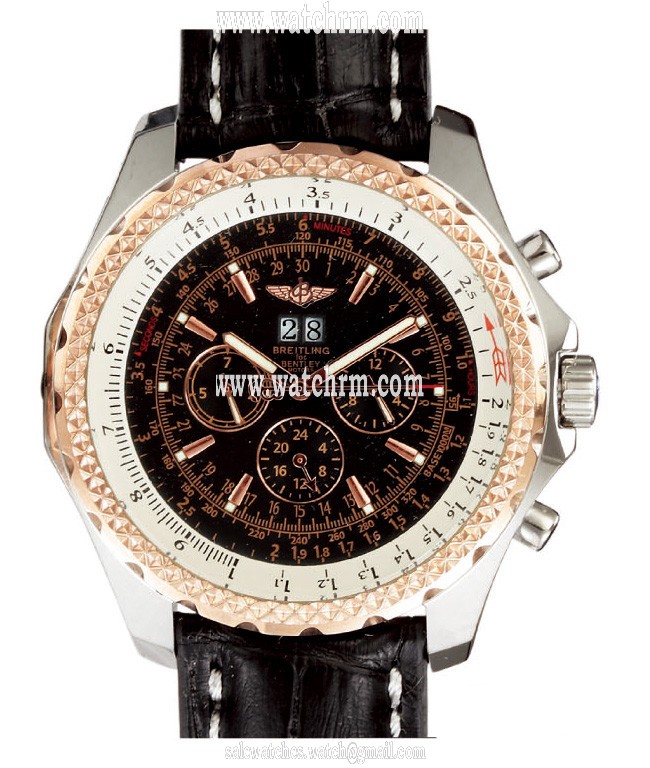 Breitling Bentley Motors GT A4436412/B959-1RD Automatic Black Dial 48.7mm Watch