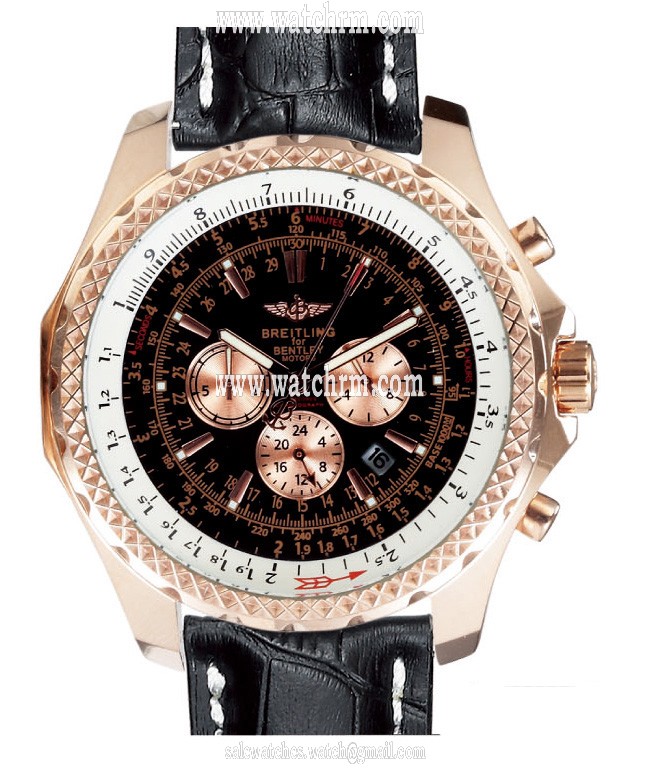 Breitling Bentley Motors GT Racing A25362 Automatic Round Black Dial Watch