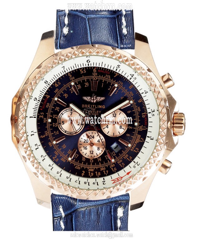 Breitling Bentley Motors GT Racing A25363 Round Automatic Black Dial Watch