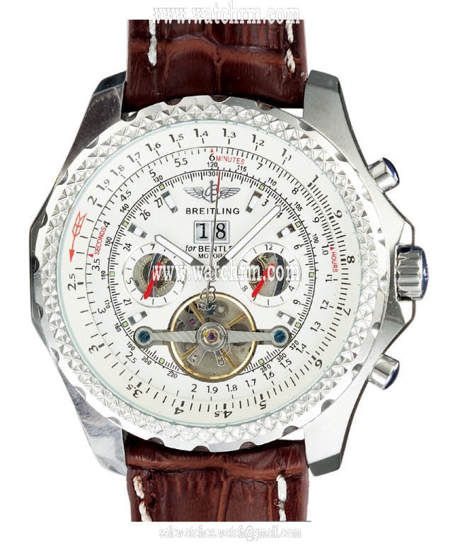 Breitling Bentley Motors Mulliner Tourbillon A25362 Stainless Steel Bezel Mens Automatic Watch