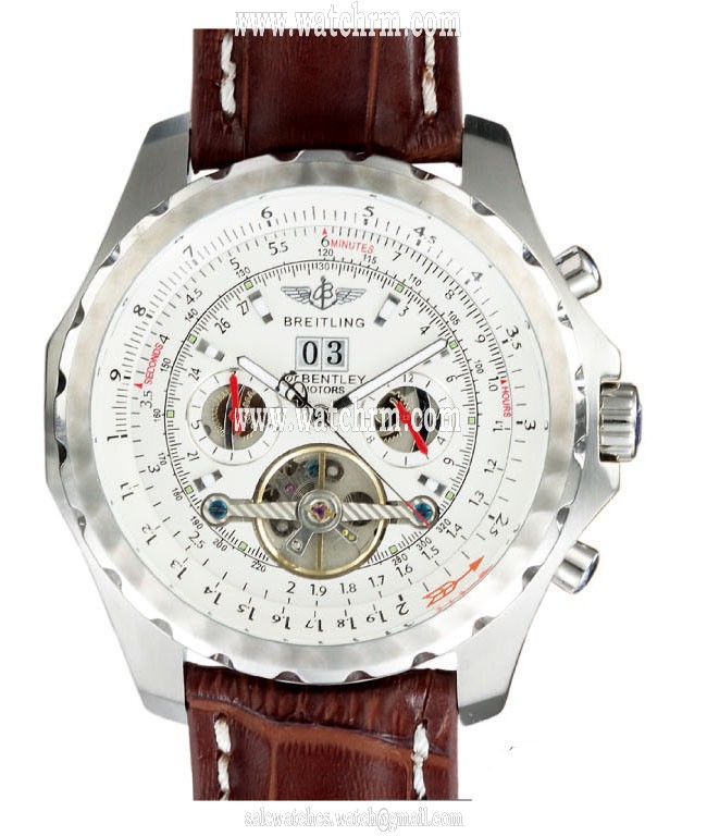 Breitling Bentley Motors Mulliner Tourbillon A4436212/g573-2CD Automatic White Dial 49mm Watch