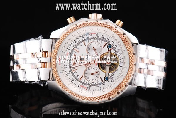 Breitling Bentley Motors Mulliner Tourbillon Beige Dial 49mm Mens Automatic Watch