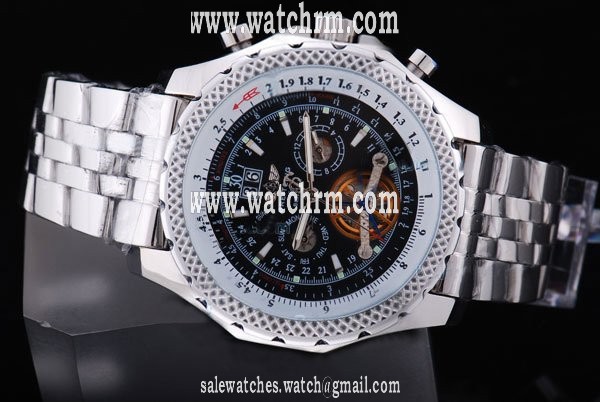 Breitling Bentley Motors Mulliner Tourbillon Beige Dial 49mm Mens Watch