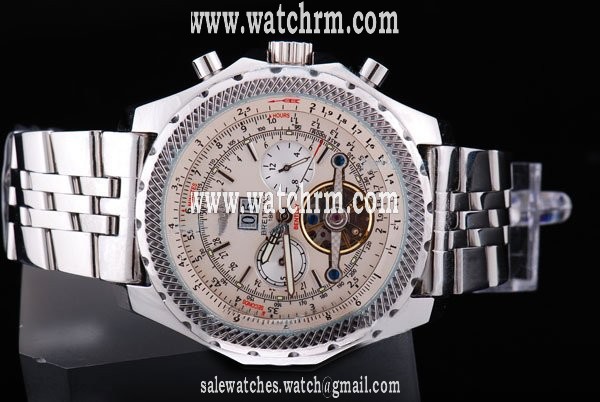 Breitling Bentley Motors Mulliner Tourbillon Beige Dial Automatic Grey Dial Watch