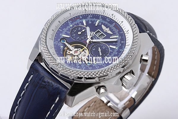 Breitling Bentley Motors Mulliner Tourbillon Beige Dial Blue Dial Round Automatic Watch