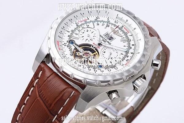 Breitling Bentley Motors Mulliner Tourbillon Beige Dial Mens 49mm Automatic Watch