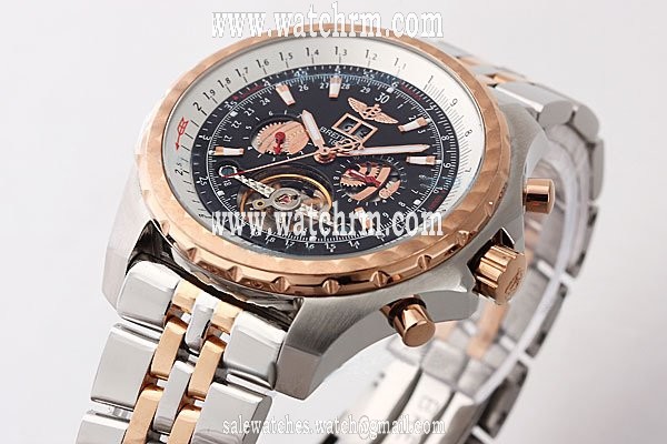 Breitling Bentley Motors Mulliner Tourbillon Beige Dial Mens Automatic Round Watch