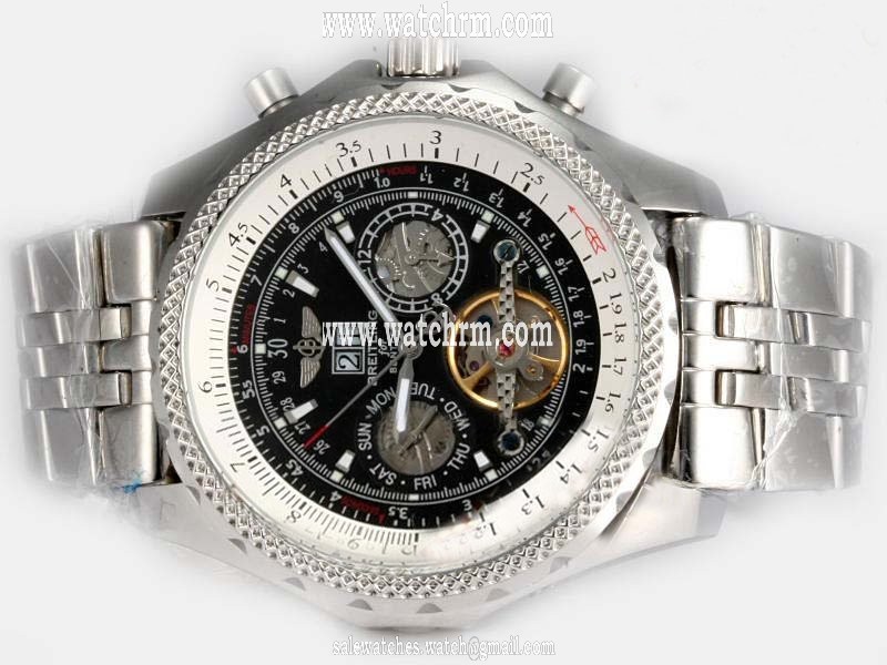Breitling Bentley Motors Mulliner Tourbillon Beige Dial Mens Round Watch