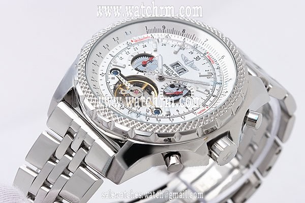 Breitling Bentley Motors Mulliner Tourbillon Beige Dial White Dial Round Automatic Watch