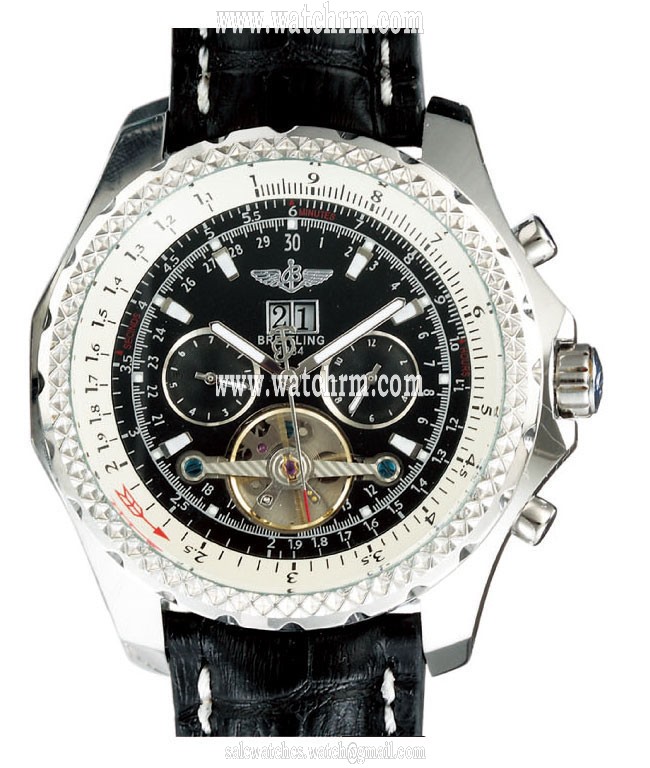 Breitling Bentley Motors Mulliner Tourbillon j18841 BT-18 Stainless Steel Bezel Automatic Watch