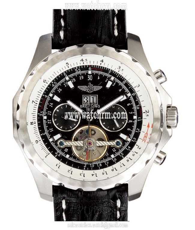 Breitling Bentley Motors Mulliner Tourbillon j18841 Stainless Steel Bezel Automatic Mens Watch