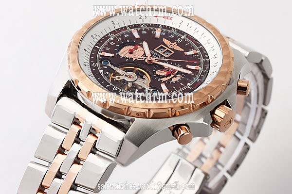 Breitling Bentley Motors Mulliner Tourbillon L18841 49mm 18K Gold Case Midsize Watch