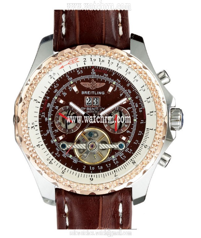 Breitling Bentley Motors Mulliner Tourbillon L18841 Brown Dial Automatic Watch